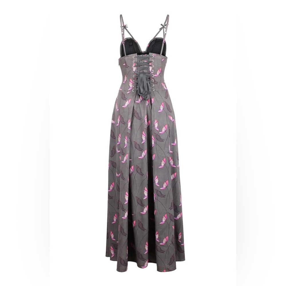 Corset Story NWOT Gray Strapless A-line Corset Dress - Picture 6 of 15